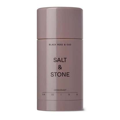 【エクスプレス便】Salt & Stone アルミニウムフリー デオドラント（ブラックローズ&ウードの香り）ソルトアンドストーン Aluminum Free Deodorant Black Rose & Oud 2.6oz/75g 男女兼用 シアバター配合