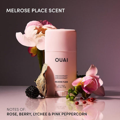 【エクスプレス便】OUAI  ウェ アルミニウムフリー デオドラント メルローズプレイス 72g  OUAI Aluminum Free Deodorant Melrose Place (2.5 oz)  制汗剤  フローラルの香り