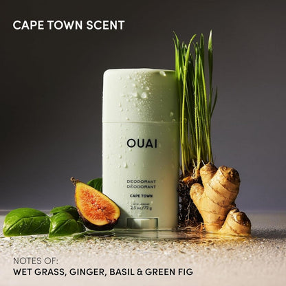 【エクスプレス便】OUAI  ウェ アルミニウムフリー デオドラント ケープタウン 72g  OUAI Aluminum Free Deodorant Basil & Green Fig Cape Town (2.5 oz)  制汗剤  バジル&グリーンフィグの香り