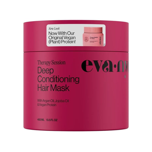 【エクスプレス便】 Eva NYC セラピーセッション ディープコンディショニング ヘアマスク 400mL Eva NYC Therapy Session Deep Conditioning Hair Mask Warm Vanilla Scent 13.5 fl oz ヴィーガン ホホバオイル アルガンオイル配合