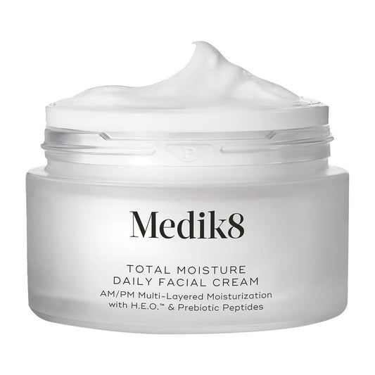【エクスプレス便】 Medik8 トータル モイスチャー デイリー フェイシャル クリーム 50ml Medik8 Total Moisture Daily Facial Cream 1.6 oz ヒアルロン酸 ペプチド配合 保湿クリーム