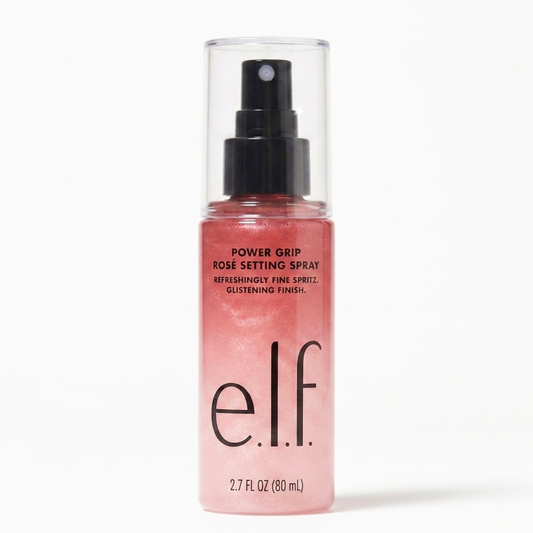 【追跡可能海外メール便】e.l.f. パワーグリップ ロゼ セッティングスプレー 80ml エルフ Power Grip Rosé Setting Spray メイクキープ うるおい ツヤ仕上げ ナイアシンアミド配合