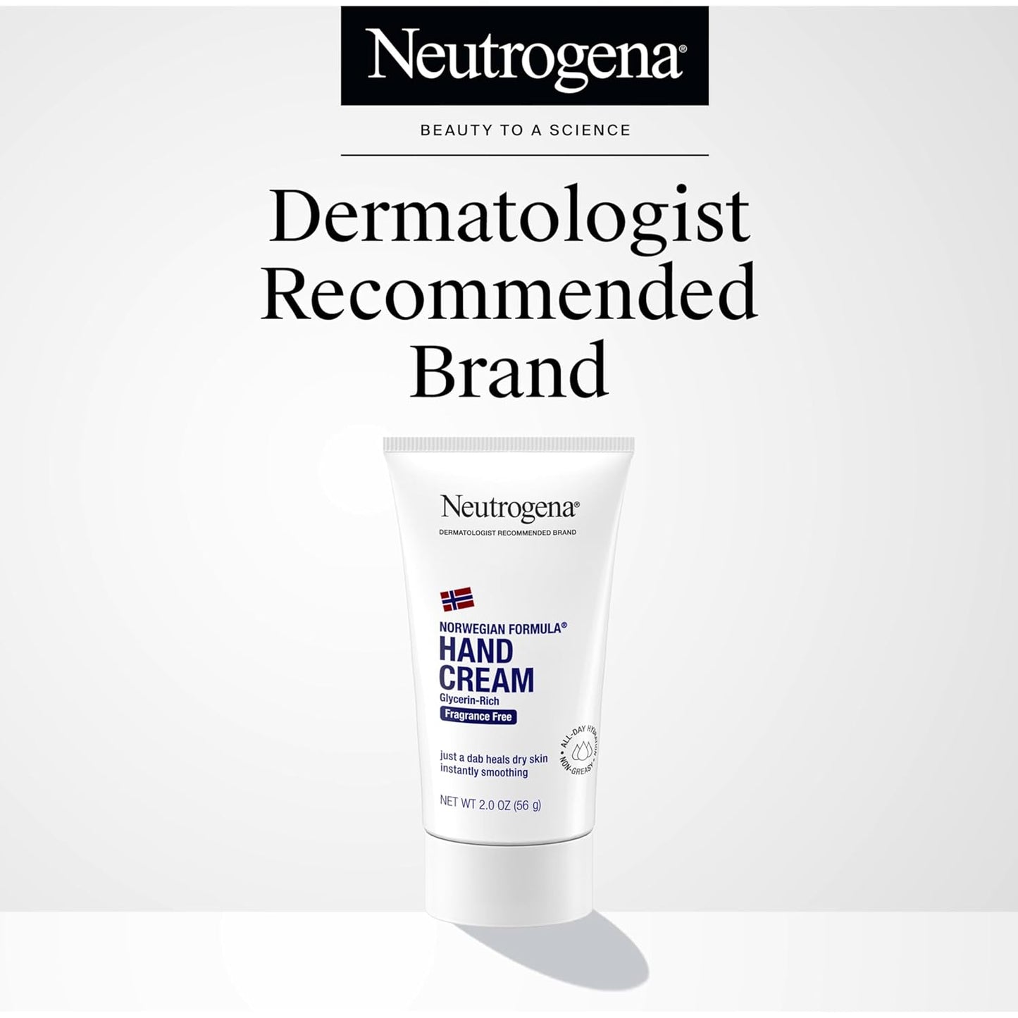 【追跡可能海外メール便】ニュートロジーナ  フレグランスフリー  ハンドクリーム 56g Neutrogena Norwegian Formula Hand Cream Fragrance-Free 2oz ハンドクリーム　無香料　乾燥　手荒れ