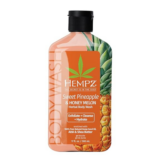 【エクスプレス便】Hempz Body Wash Sweet Pineapple & Honey Melon 17oz ヘンプ ボディウォッシュ スイートパイナップル＆ハニーメロン 500ml 保湿 シアバター