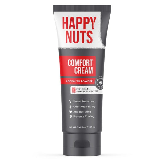 【追跡可能海外メール便】Happy Nuts Comfort Cream    3.4 Fl Oz　男性用　デリケートゾーン　クリーム　気になる匂いに　Men's Deodorant | Anti-Chafing, Sweat Defense & Odor Control