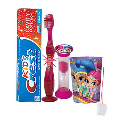 【追跡可能海外メール便】Shimmer & Shine　シマー＆シャイン 　歯磨きセット　子供　歯磨き　 3pc Bright Smile Oral Hygiene Set　アメリカ ギフトセット