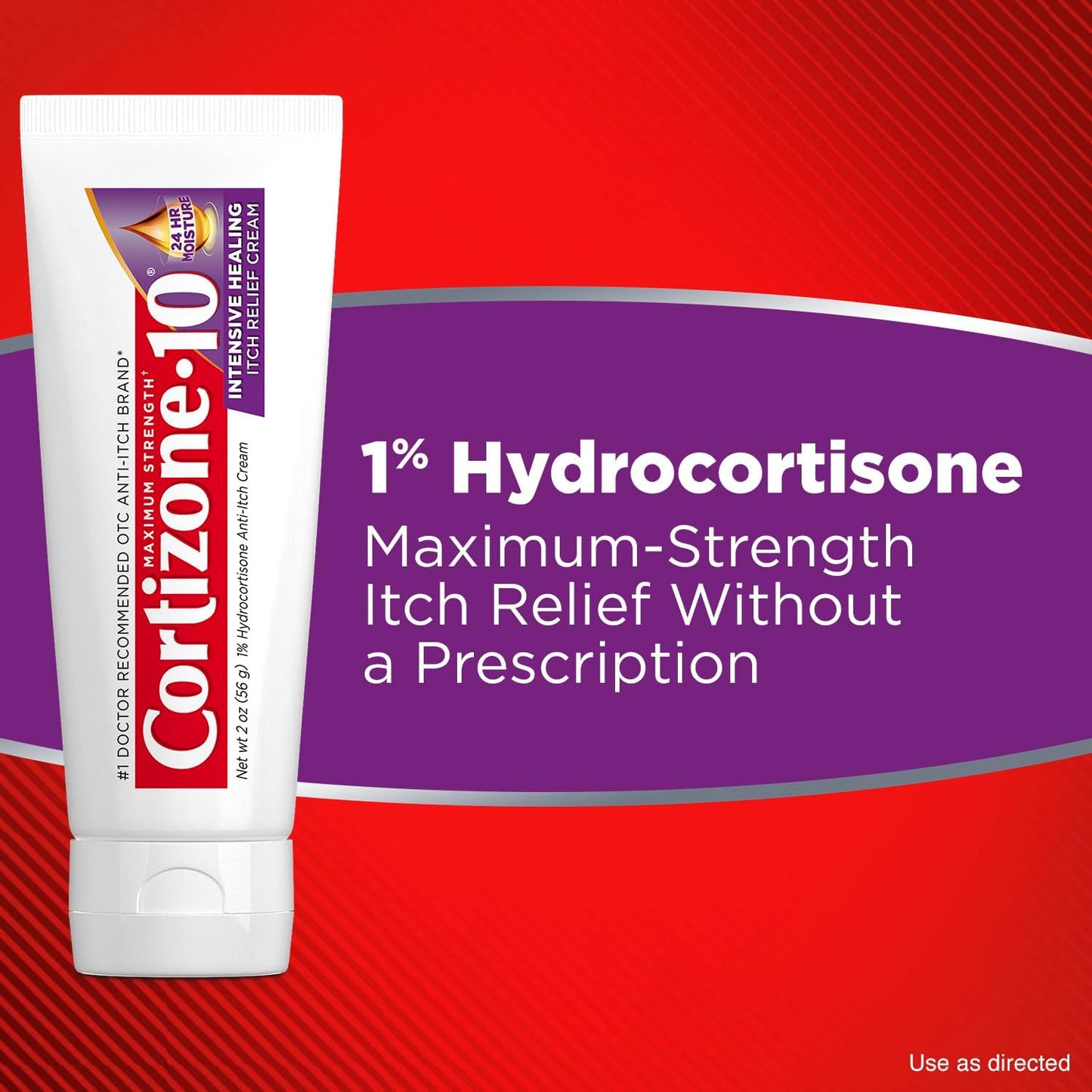 【追跡可能海外メール便】Cortizone 10 Maximum Strength Intensive Moisture Anti-Itch Cream, 1% Hydrocortisone, 2 oz
コルチゾン・10 超強力保湿 1% ヒドロコルチゾン かゆみ止めクリーム