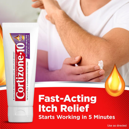 【追跡可能海外メール便】Cortizone 10 Maximum Strength Intensive Moisture Anti-Itch Cream, 1% Hydrocortisone, 2 oz
コルチゾン・10 超強力保湿 1% ヒドロコルチゾン かゆみ止めクリーム