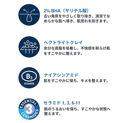 【エクスプレス便】CeraVe Acne Treatment Face Wash 8oz  セラヴィ アクネトリートメント フェイスウォッシュ 237ml