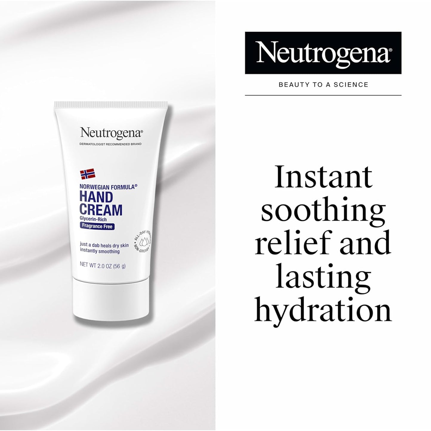 【追跡可能海外メール便】ニュートロジーナ  フレグランスフリー  ハンドクリーム 56g Neutrogena Norwegian Formula Hand Cream Fragrance-Free 2oz ハンドクリーム　無香料　乾燥　手荒れ