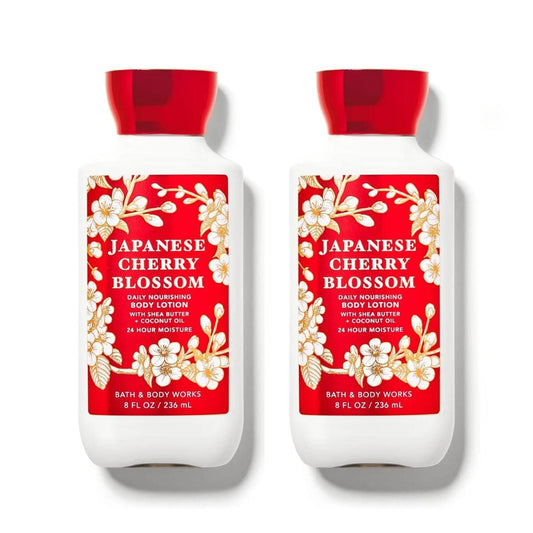 【エクスプレス便】バス＆ボディワークス ジャパニーズ チェリーブロッサム ボディローション236ml 2本セット Bath & Body Works Japanese Cherry Blossom Body Lotion Shea Butter + Vitamin E 8.0oz