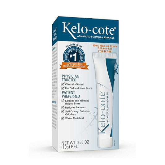【追跡可能海外メール便】Kelo cote アドバンスト フォーミュラ スカー ジェル 10 グラム  Kelo-cote Advanced Formula Scar Gel 0.35oz