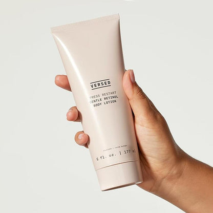 【追跡可能海外メール便】Versed Press Restart Retinol Body Lotion 6oz ヴァースド プレス リスタート レチノール ボディ ローション 177ml ビタミンE スクワラン 乾燥肌 保湿