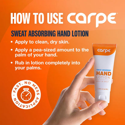 【追跡可能海外メール便】カルぺ制汗剤　ハンドローション　手掌多汗症　40ml Carpe Antiperspirant Hand Lotion 手あせ　制汗