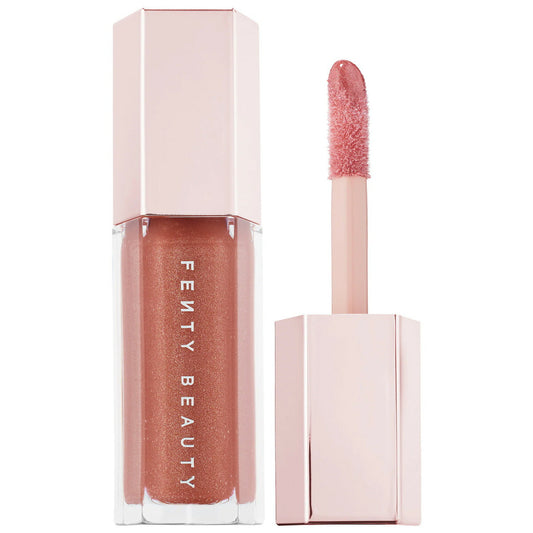 【追跡可能海外メール便】Fenty Beauty フェンティビューティー Gloss Bomb Universal Lip Luminizer （Fenty Glow - shimmering rose nude） 0.30oz 9ml　グロスボム ユニバーサル リップ ルミナイザー フェンティグロウ グロス 口紅 リップグロス