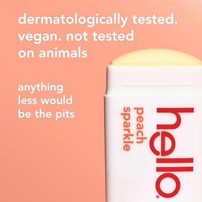 【エクスプレス便】【お得な2本セット】Hello Peach Aluminum Free Deodorant 2.6oz (Pack of 2)ハロー ピーチ アルミニウムフリー デオドラント 73g（2本セット）スティックタイプ　男性用　女性用　24時間消臭