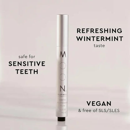 【エクスプレス便】MOON Platinum ホワイトニングペン　ミント味　30回分　2.65ml  ホワイトニングペン  ホワイトニング　白い歯