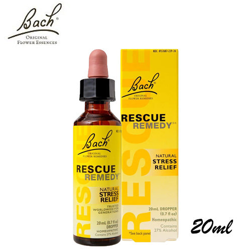 【追跡可能！国際便】Bach Rescue Remedy 20ml  Drops　バッチフラワーレメディ　レスキューレメディ20ml