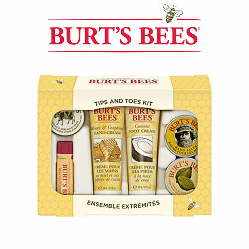 【エクスプレス便】Burt's Bees Tips and Toes Kit Gift Set Burt’s Bees(バーツビーズ) Tips And Toes Kit 手・足・リップケアセット6点Burts BeesTips & Toes Kit6Pc Kit　エクスプレス便追跡可能