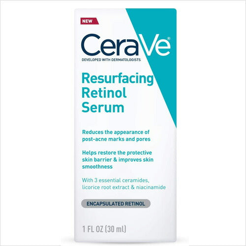 【追跡可能海外メール便】　CeraVe Resurfacing Retinol Serum 1oz 30ml セラヴィ リサーフェイシング レチノールセラム 美容 スキンケア 美容液  肌荒れ