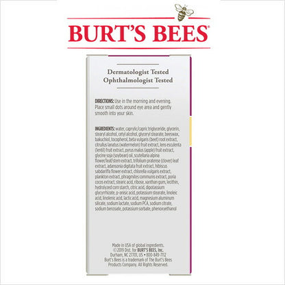 【追跡可能海外メール便】Burt's Bees Firming Eye Cream 0.58oz バーツビーズ 引き締めアイクリーム メール便