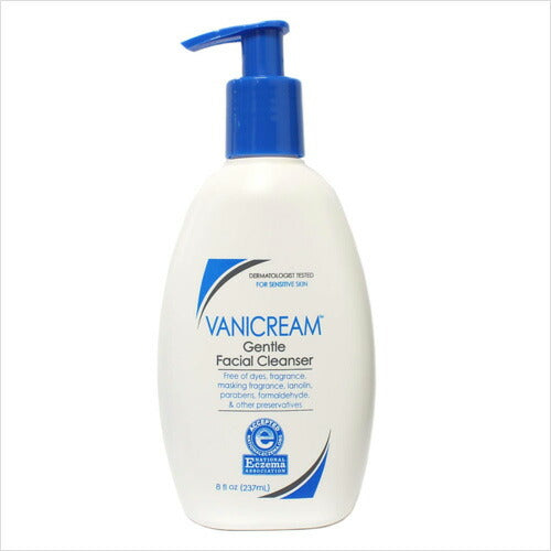 【エクスプレス便】Vanicream Gentle Facial Cleanser with Pump Dispenser バニクリーム　ジェントル　フェイシャル　クレンザー　 ポンプ式 8oz 237ml お肌　美容 コスメ スキンケア クリーム