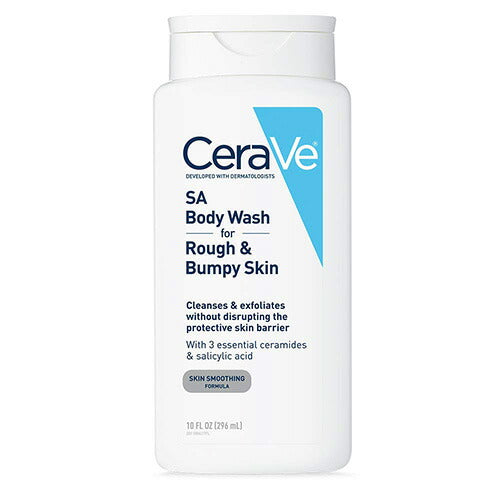 【エクスプレス便】CeraVe SA Body Wash for Rough and Bumpy Skin 10oz 296ml セラヴィ　ボディウォッシュ　セラミド　ヒアルロン酸