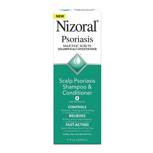 【エクスプレス便】Nizoral Scalp Psoriasis Shampoo & Conditioner, 11 Ounce ニゾラール スカルプ シャンプー＆コンディショナー 11オンス リンスインシャンプー　ふけ　かゆみ　頭皮　スカルプ　敏感肌