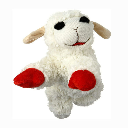 【追跡可能海外メール便】 Multipet Lambchop Plush Dog Toy 10"  マルチパペットラムチョップ　約25cm　おもちゃ　人形　ペット用　犬　猫