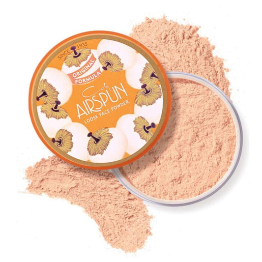 【追跡可能海外メール便】COTY 　コティ　エアスパンルースフェイスパウダー ロージーベージュ　Airspun Loose Face Powder Rosey Beige 2.3oz　　65g　メイク　化粧　ルースパウダー　パウダー　コスメ　フランス　ルース　カバー　ファンデーション