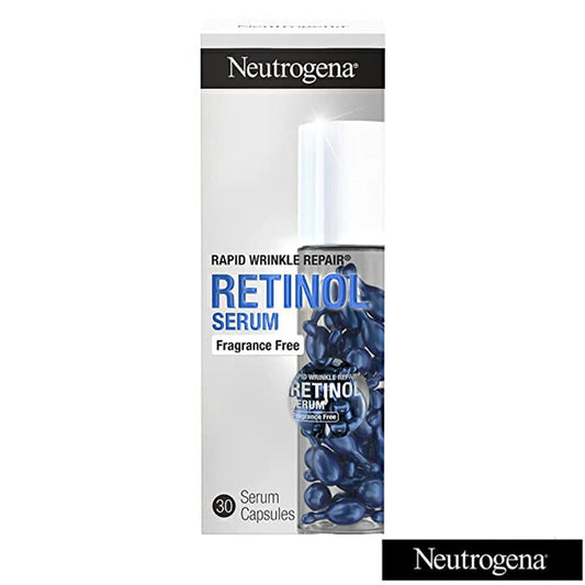 【追跡可能海外メール便】ニュートロジーナ レチノールセラムカプセル 30個 Neutrogena Rapid Wrinkle Repair Retinol Face Serum Capsules 30ct  レチノールセラム スキンケア エイジングケア 美容