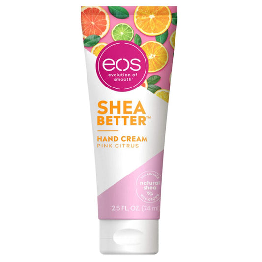 【追跡可能海外メール便】eos シアバター ハンドクリーム ピンクシトラス 74ml　eos Shea Better Hand Cream  Pink Citrus | Natural Shea Butter Hand Lotion and Skin Care  2.5 ozハンドクリーム　肌荒れ　クリーム　ケア
