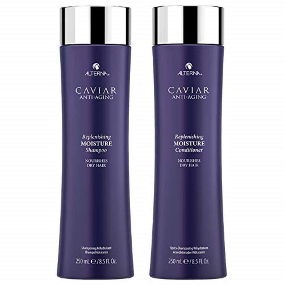 【エクスプレス便】　ALTERNA HAIRCARE Caviar Replenishing Moisture Duo　8.5ozアルタナ ヘアケア キャビアルリペア モイスチャーシャンプー＆コンディショナーデュオ 各250ml　アメリカ発送　エクスプレス便追跡可