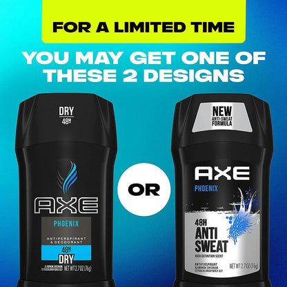 【追跡可能海外メール便】AXE Antiperspirant Deodorant For Men 48H Sweat & Odor Protection For Long Lasting Freshness, Phoenix 2.7oz アックス　メンズデオドラント　フィーネックス　76g 48時間　匂い　ワキ 　制汗剤