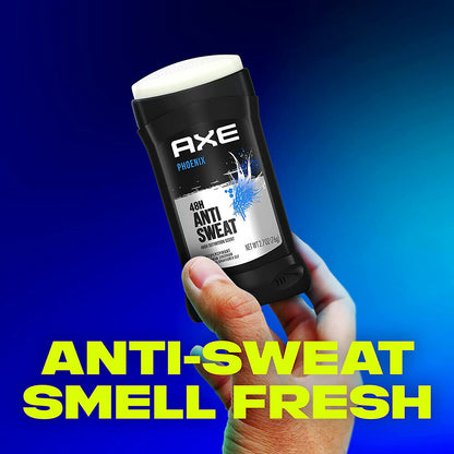 【追跡可能海外メール便】AXE Antiperspirant Deodorant For Men 48H Sweat & Odor Protection For Long Lasting Freshness, Phoenix 2.7oz アックス　メンズデオドラント　フィーネックス　76g 48時間　匂い　ワキ 　制汗剤