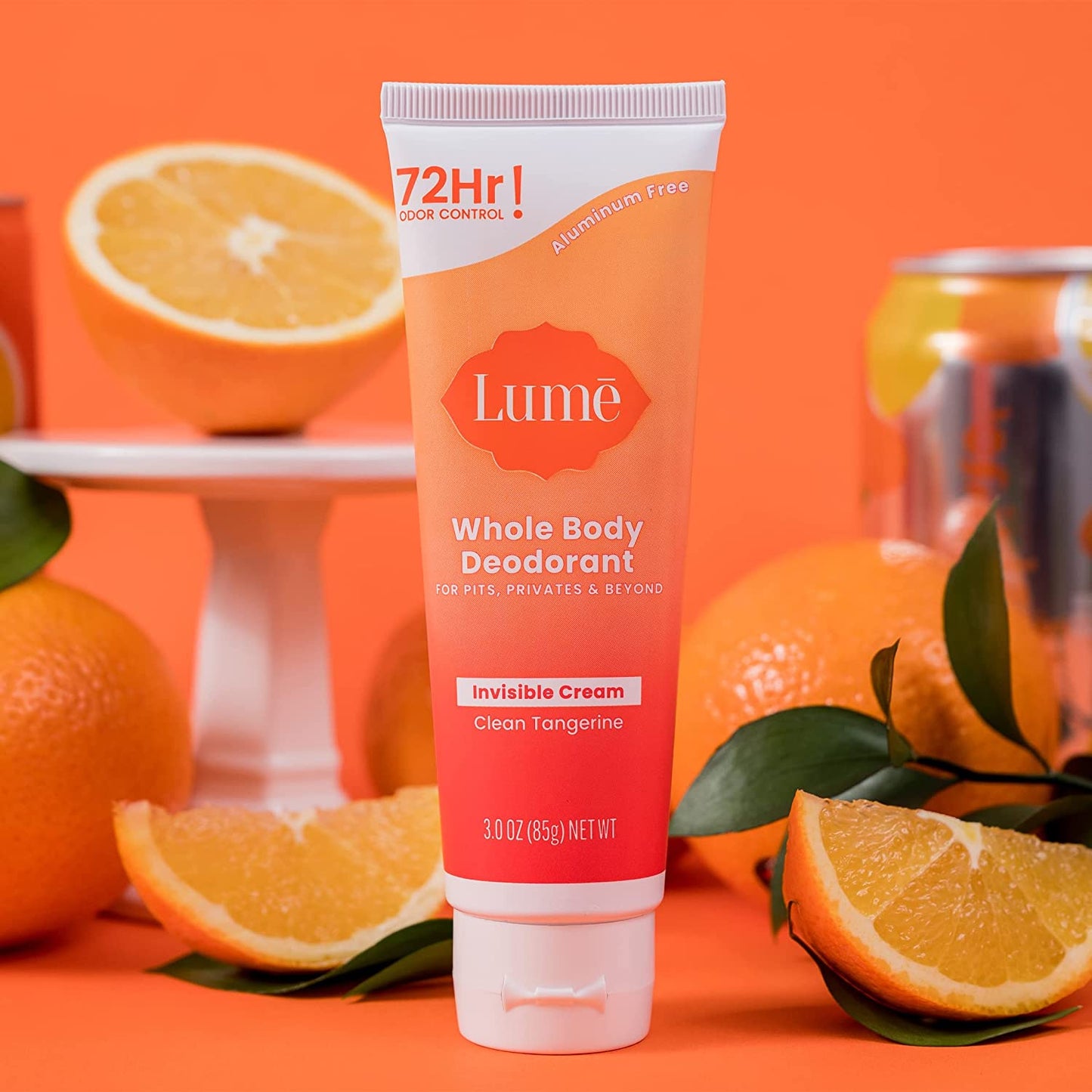 【追跡可能海外メール便】ルメ　デオドラント 85g　 Lume Deodorant  Cream Tube 3oz(Clean Tangerine)  制汗 制汗剤　クリームチューブタイプ　敏感肌　脇　プライベートゾーン