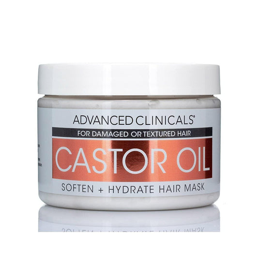 【エクスプレス便】Advanced Clinicals Castor Oil Conditioning Hair Mask  12 Fl Oz　アドバンスド クリニカルズ キャスターオイル  ヘア リペアマスク 355ml  ヘアケア　トリートメント　傷み