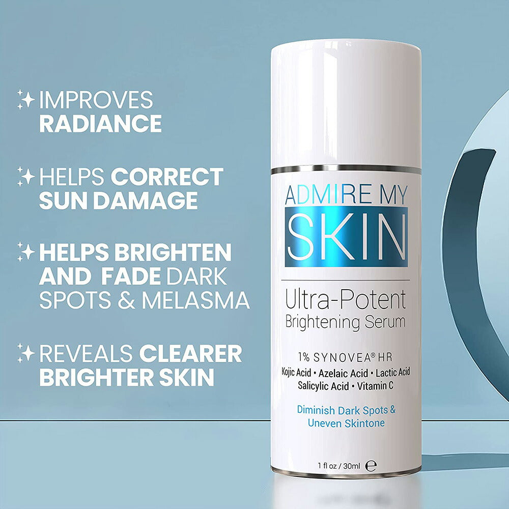 【エクスプレス便】当店人気ホワイトニング2点セット  Admire My Skin Ultra-Potent Brightening Serum & Nadinola Skin Discoloration Fade Cream  アドマイアマイスキン ウルトラポテント ブライトニング美容液 & ナディノラ スキンディスカラレーション フェイドクリーム