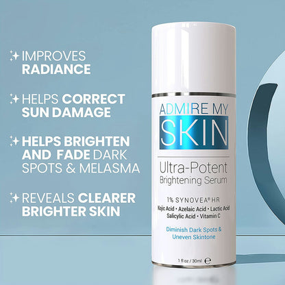 【エクスプレス便】当店人気ホワイトニング2点セット  Admire My Skin Ultra-Potent Brightening Serum & Nadinola Skin Discoloration Fade Cream  アドマイアマイスキン ウルトラポテント ブライトニング美容液 & ナディノラ スキンディスカラレーション フェイドクリーム