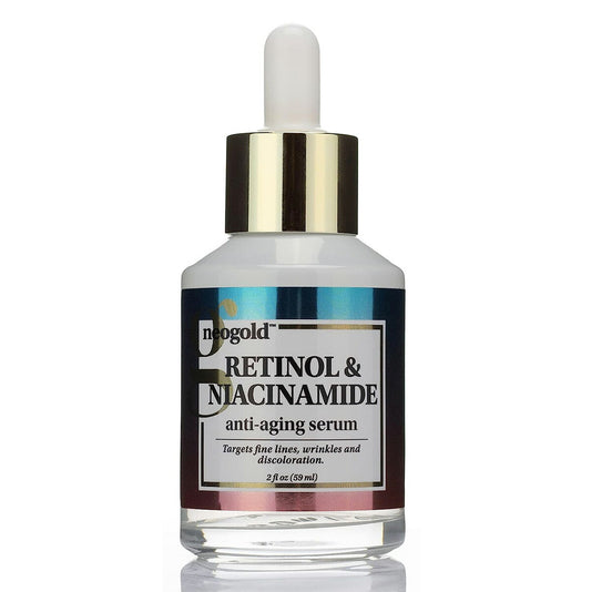 【追跡可能海外メール便】【neogold】 Retinol & Niacinamide Serum 2oz  ネオゴールド レチノール＆ナイアシンアミドセラム 59ml  プチプラコスメ つや肌  なめらかな肌   透明感  肌に優しい