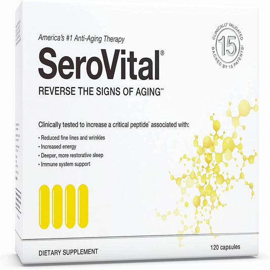 【エクスプレス便】【Serovital 】Serovital Renewal Complex, Serovital  Renewal Supplements , 120粒 (Pack of 1)  ドクターズコスメ サプリメント
