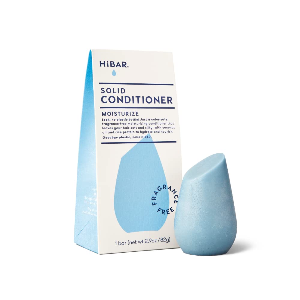 【追跡可能海外メール便】  HiBAR　Fragrance Free  Conditioner Bar,　ハイバーコンディショナーバー　フレグランスフリー　固形コンディショナー　天然コンディショナー Conditioner　プラスチックフリー　ヘアケア　ナチュラルヘアケア　環境に優しい成分　Eco Friendly