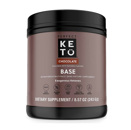 【エクスプレス便】Perfect Keto Chocolate Exogenous Ketones 8.57oz (243g)  ケトン パウダー ケトーシス ダイエット ケトンダイエット ケトジェニック 減量