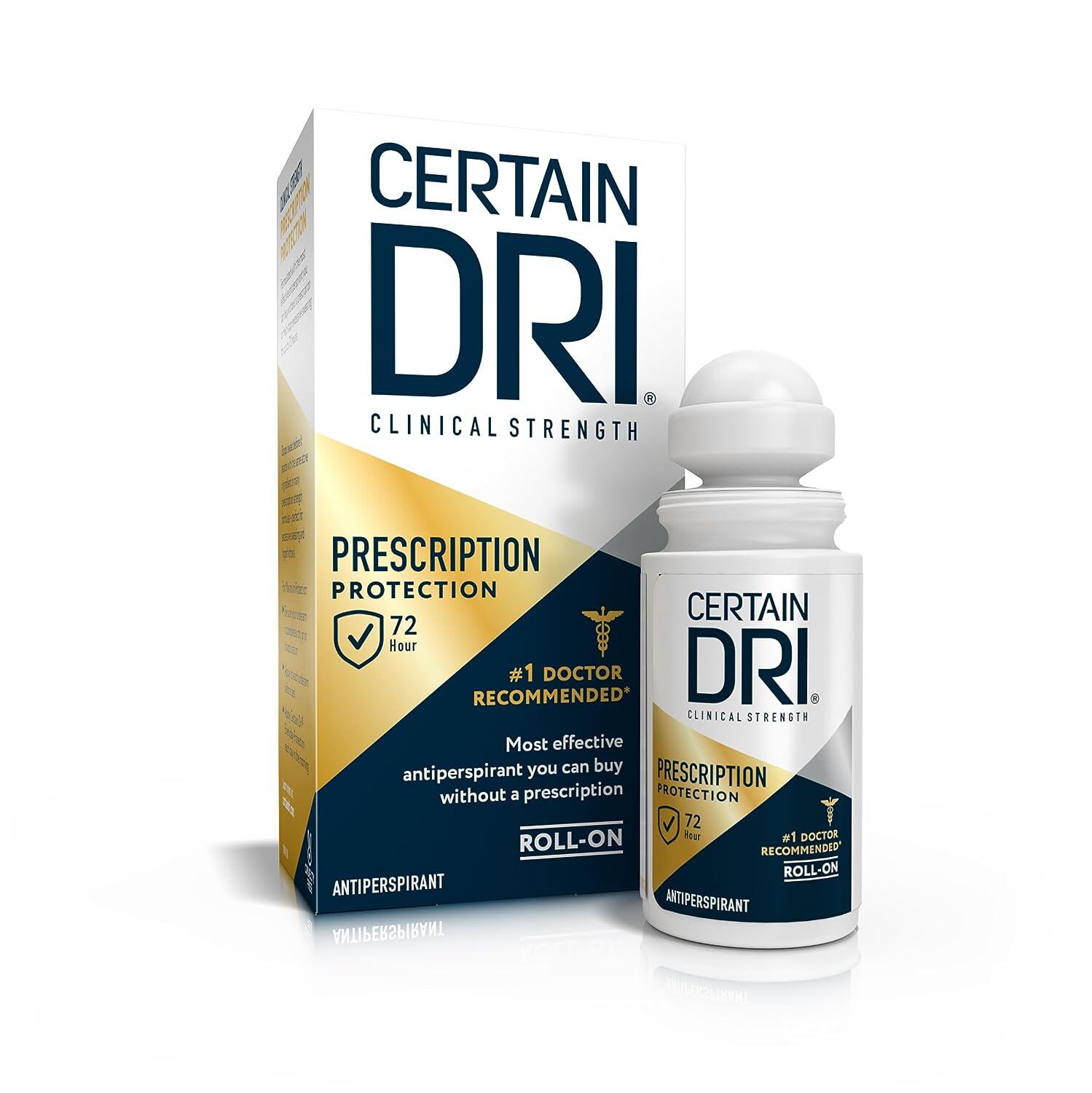 追跡可能海外メール便】サーテンドライ CERTAIN DRI 35.5ml ロールオン わき汗 汗止め 制汗剤 海外製品 ワキガ 匂い P –  グリーンバスケット