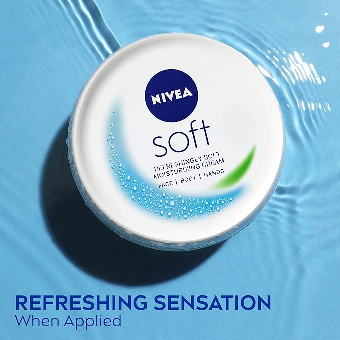 【エクスプレス便】NIVEA Soft Moisturizing Cream 16oz  ニベア ソフト モイスチャライジングクリーム454g