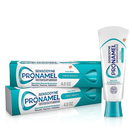 【エクスプレス便】　【 お得な2本セット】  Sensodyne Pronamel Fresh  eath Enamel Toothpaste for Sensitive Teeth to Reharden and Strengthen Enamel Fresh Wave 4oz センソダイン エナメル歯磨き粉