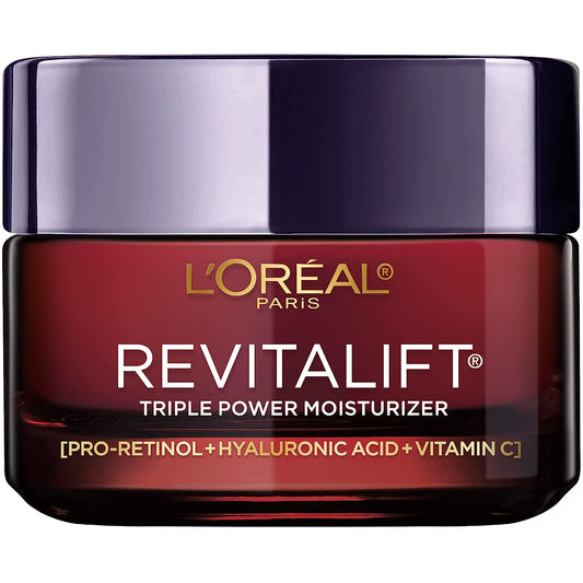 【追跡可能海外メール便】L'Oreal Paris Revitalift Triple Power  Face Moisturize 1.7 ozロレアル パリ レヴィタリフト トリプル パワー フェイス モイスチャライザー 48ｇ