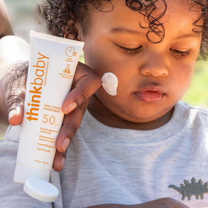 【エクスプレス便】 Thinkbaby Sunscreen SPF50+  6oz  シンクベビー 日焼け止めクリーム SPF50+ Sunscreen  海 日焼け