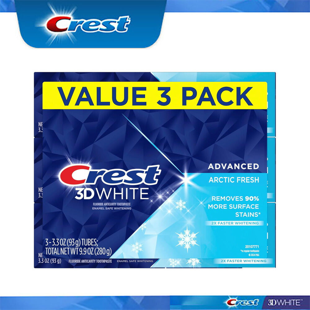 crest 3d white きたない toothpaste 歯磨き粉 アークティック