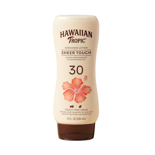 【追跡可能海外メール便】Hawaiian Tropic Sheer Touch Ultra Radiance Lotion Sunscreen SPF 30 8ozハワイアントロピック シアータッチ ウルトララディアンス ローション サンスクリーン SPF 30 236ml